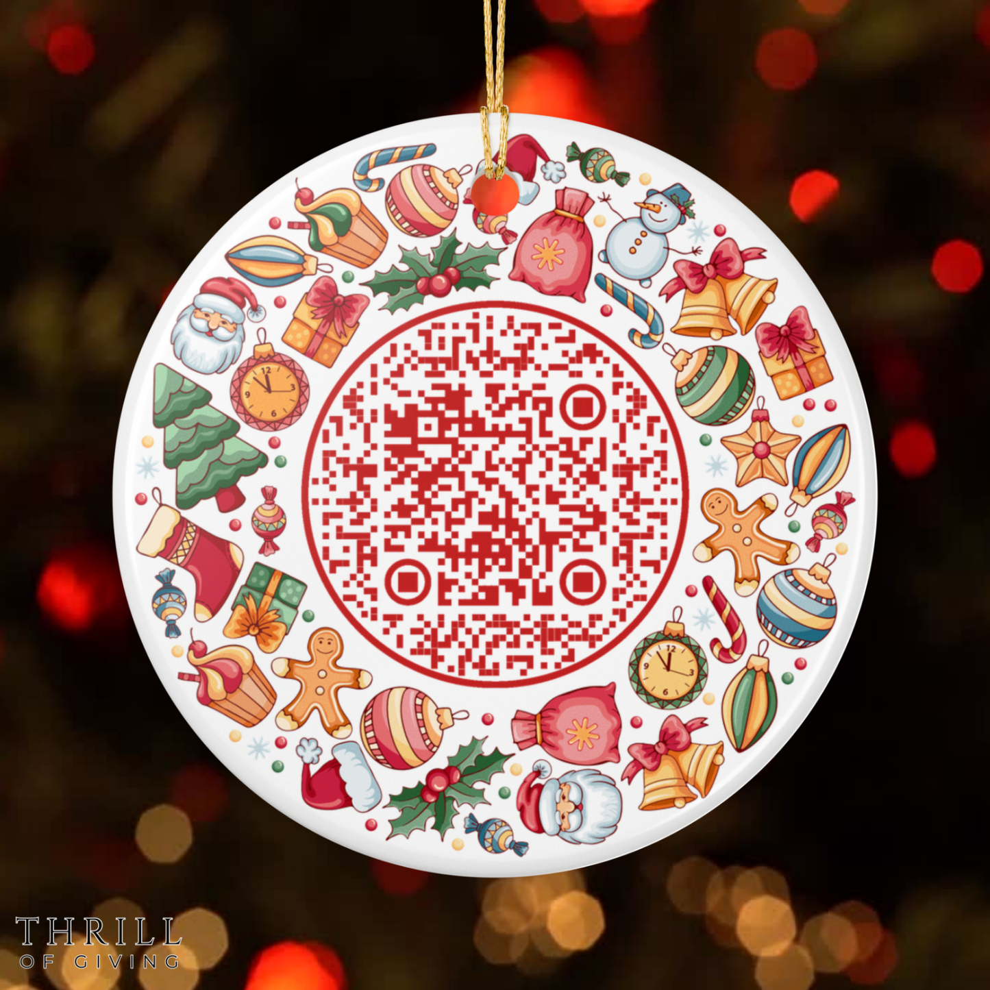 Kid's Santa Tracker Ornament