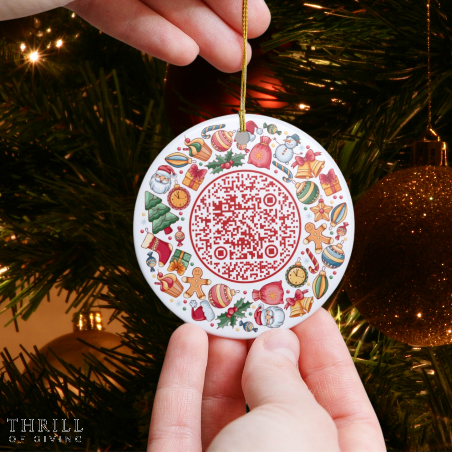 Kid's Santa Tracker Ornament