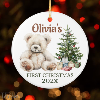 Custom Baby's First Christmas Ornament