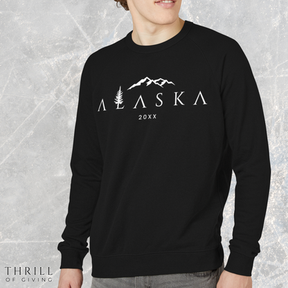 Alaska Sweatshirt - French Terry fabric with Raglan sleeve style