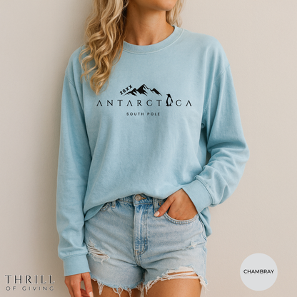 Antarctica Long Sleeve Tee: Unisex