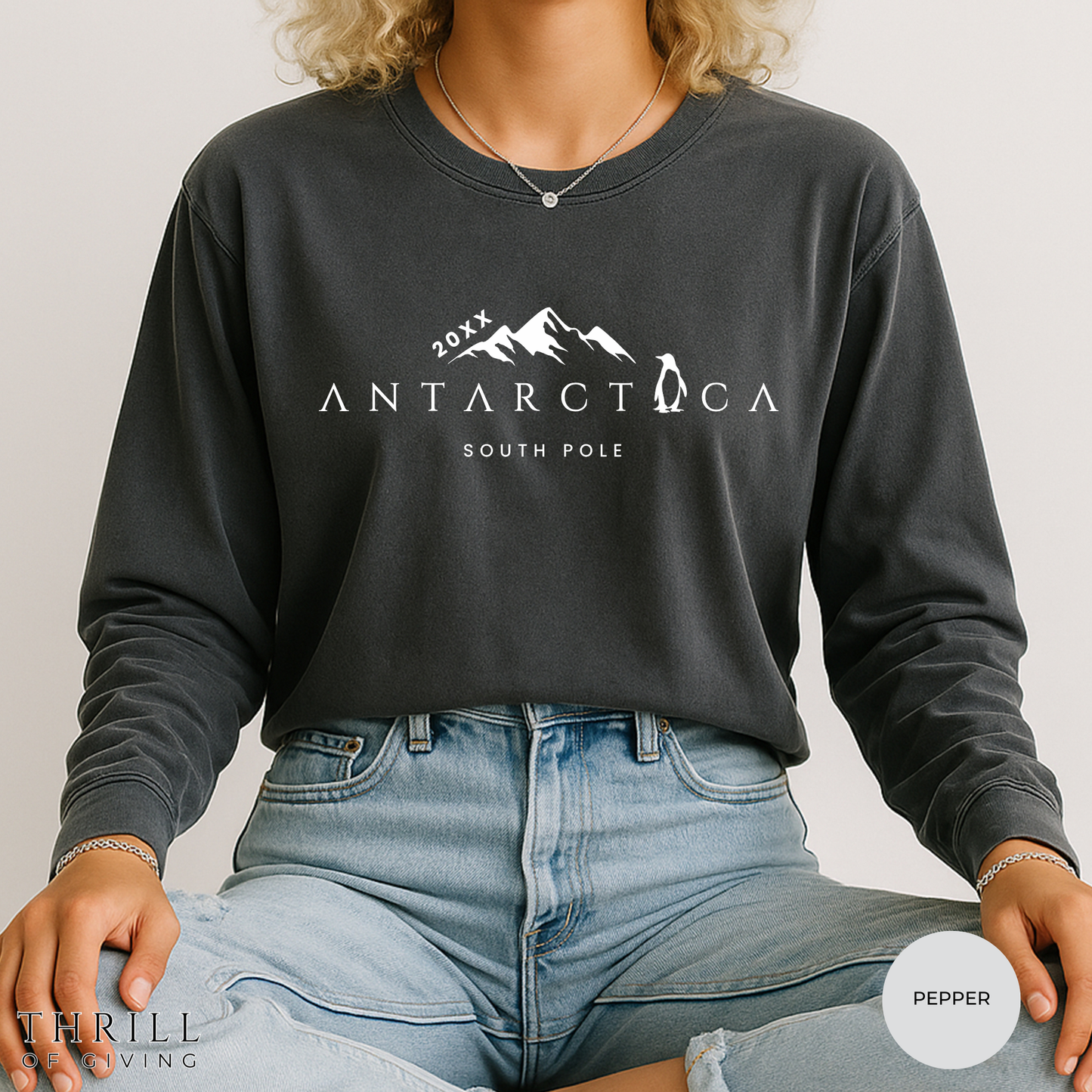 Antarctica Long Sleeve Tee: Unisex