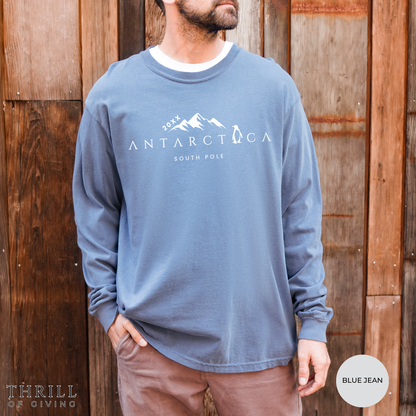 Antarctica Long Sleeve Tee: Unisex