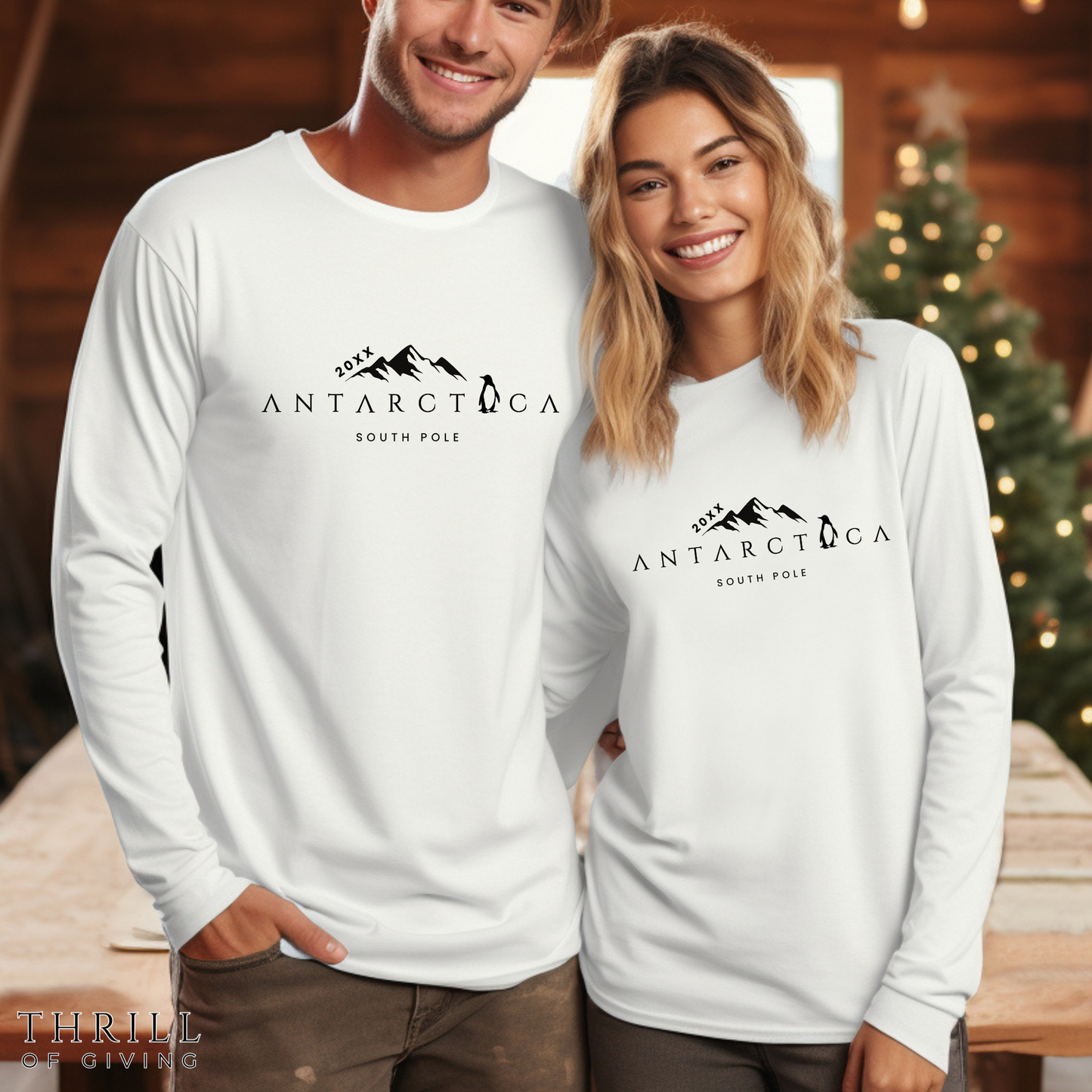 Antarctica Long Sleeve Tee: Custom Year