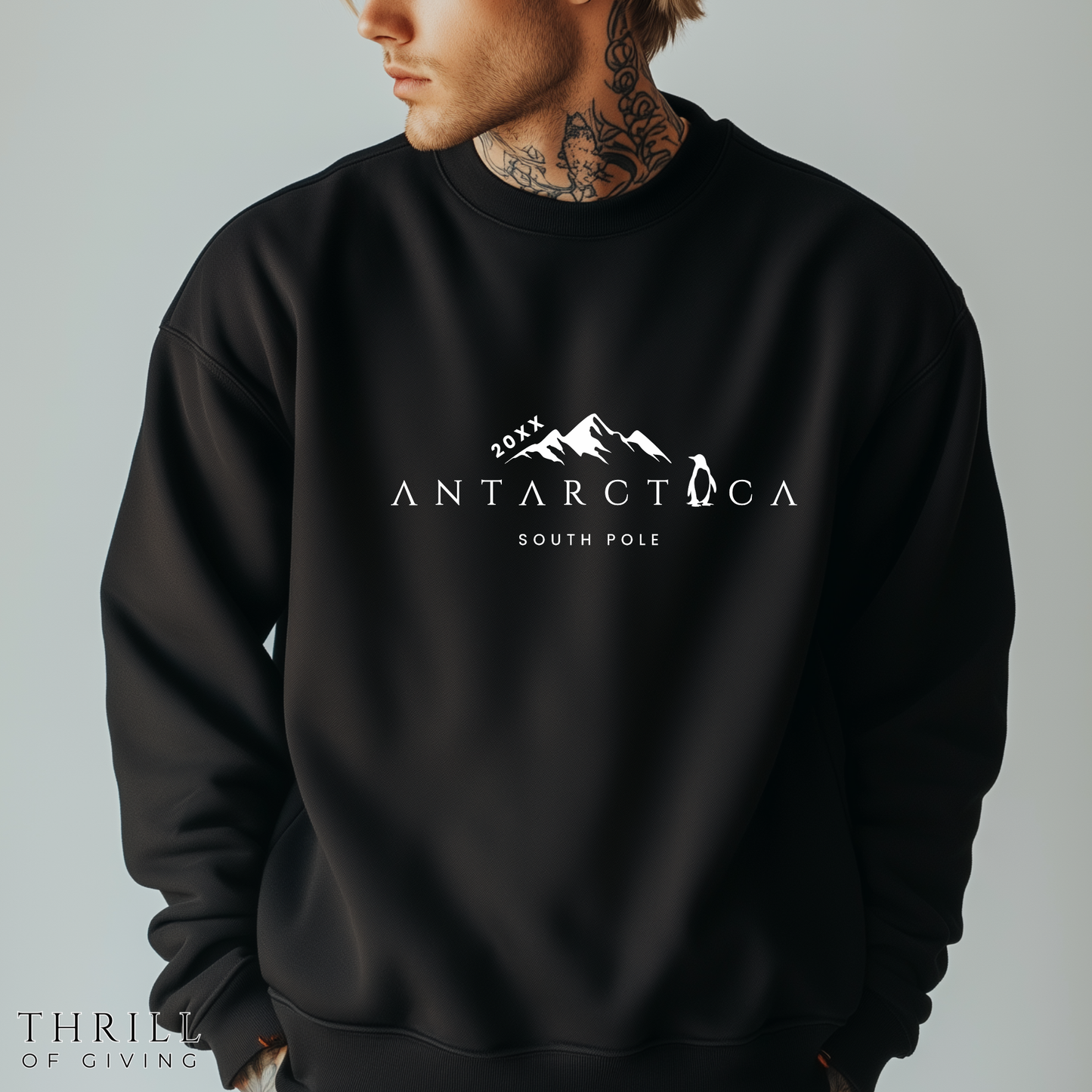 Antarctica Crewneck: Custom Year