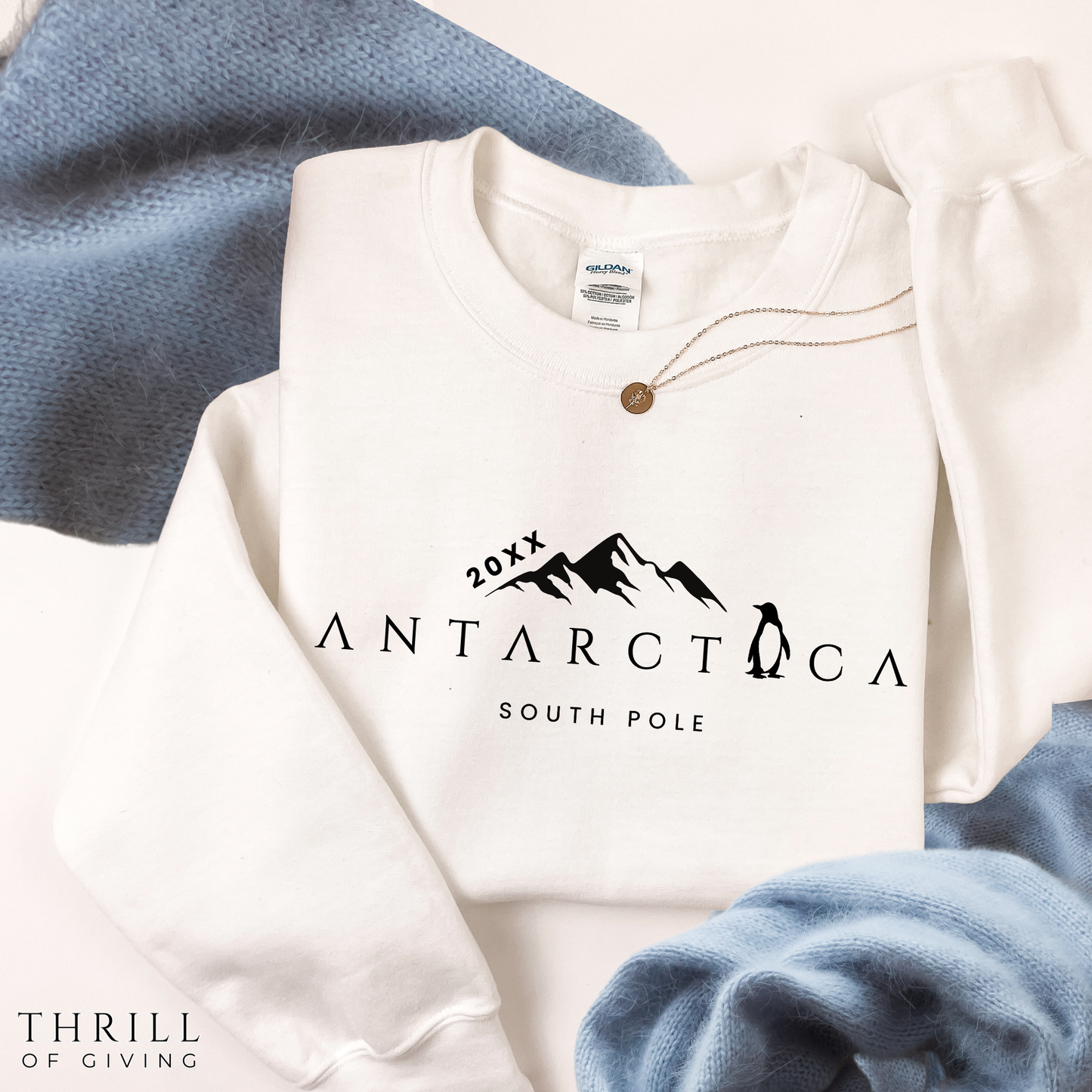 Antarctica Crewneck: Custom Year