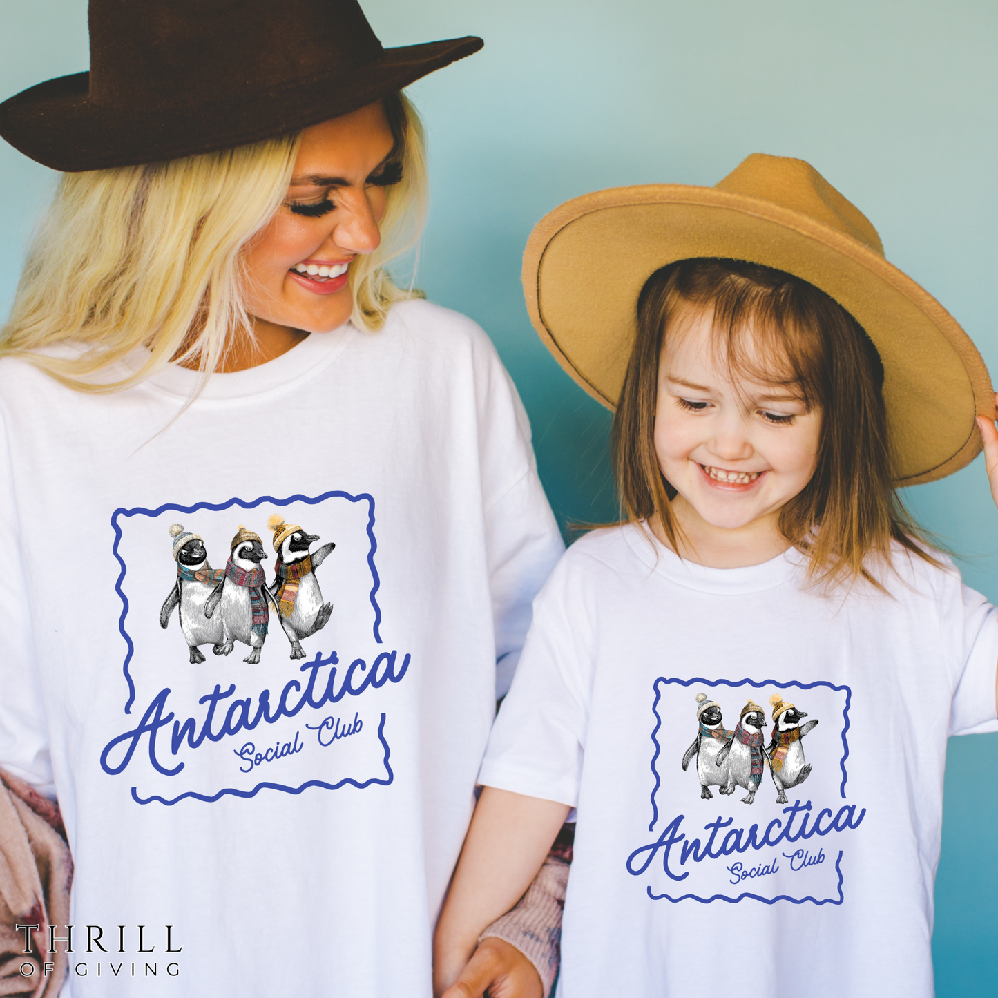 Antarctica Penguin Social Club Tee