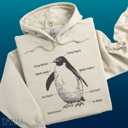 Penguin Diagram Hoodie