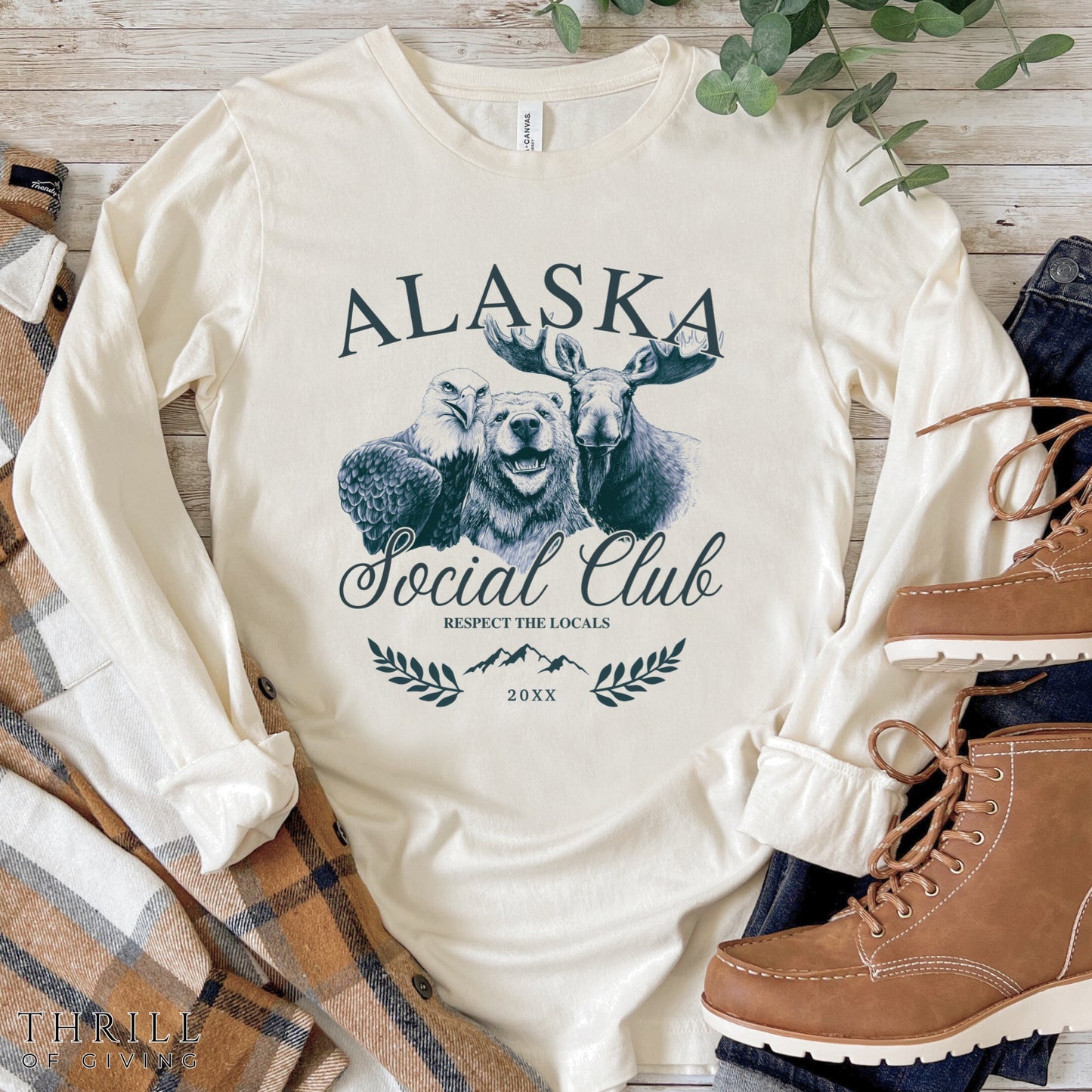 Alaska Social Club - Long Sleeve Tee