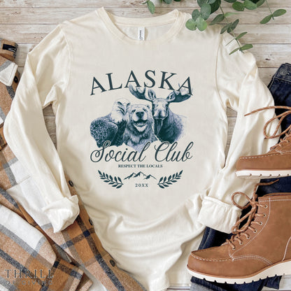 Alaska Social Club - Long Sleeve Tee