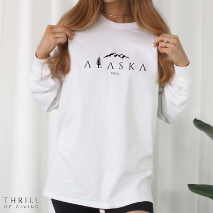 ALASKA Long Sleeve Tee Crewneck