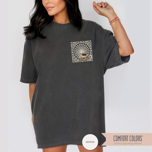 Knitting Jumping Spider T-shirt