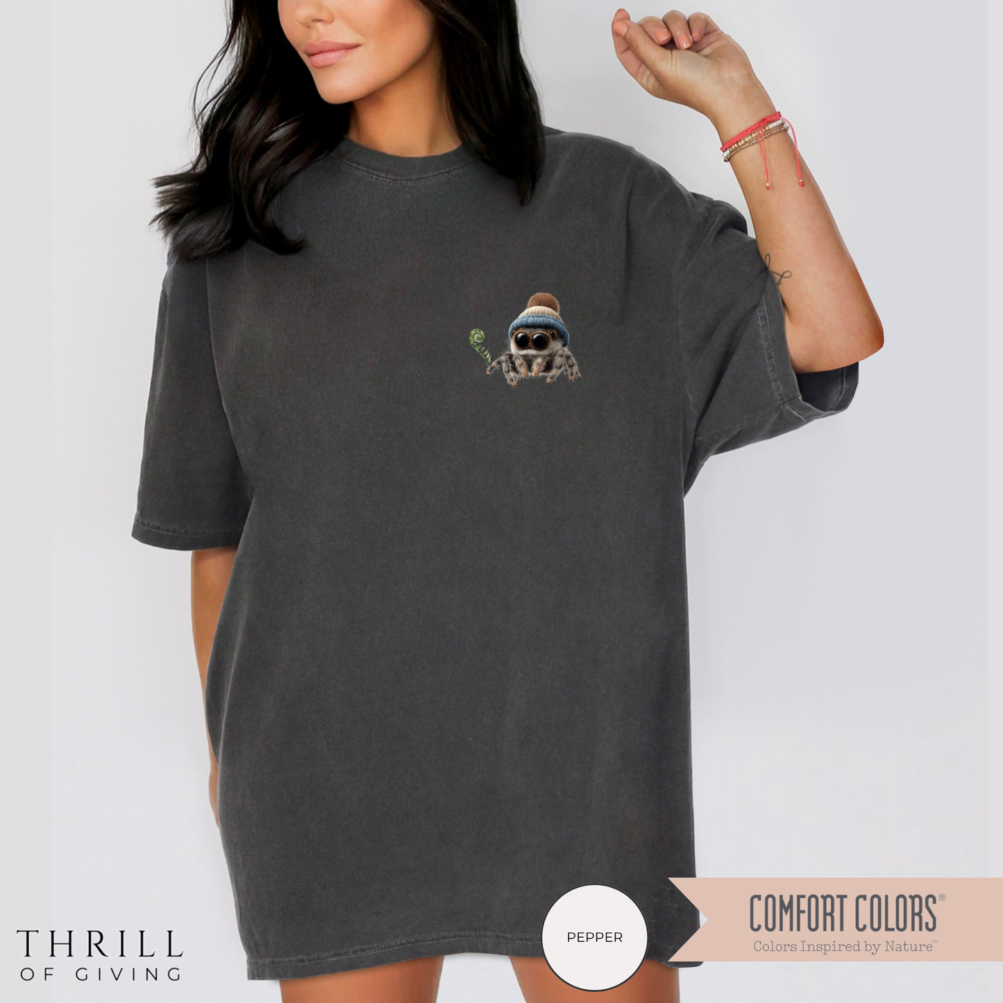 Beanie Hat Spider Tee