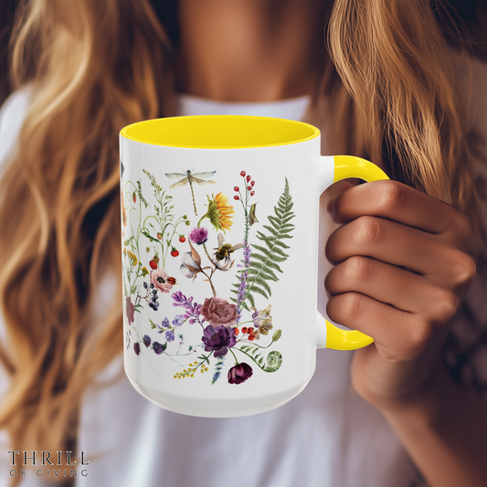 Pressed Flowers Mug
