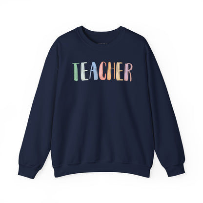 Custom Watercolor Teacher Sweatshirt