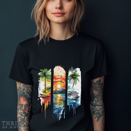 Watercolor Cruise T-shirt