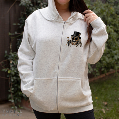 Jumping Spider Zippy Hoodie - Back to 1930's