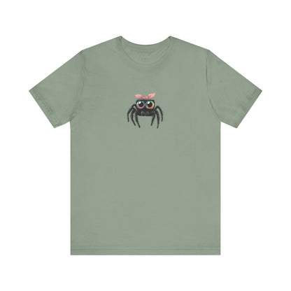 Pink Bow Jumping Spider  T-shirt