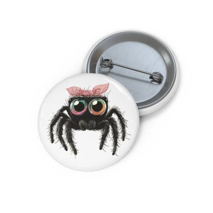 Pink Bow Cutie Spoodie - Metal Pin Button