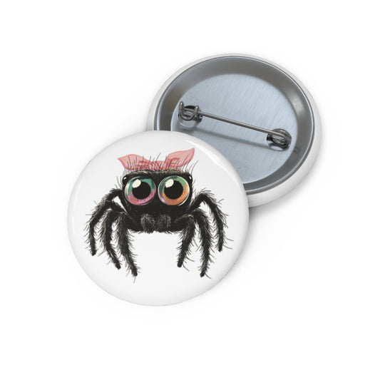 Pink Bow Cutie Spoodie - Metal Pin Button