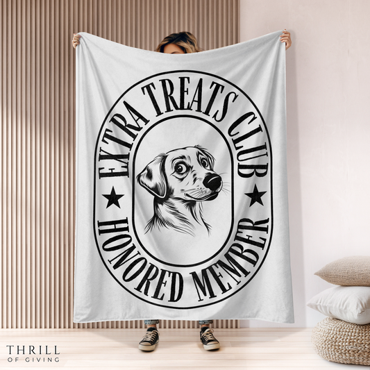 Funny Dog Blanket -Extra Treats Club