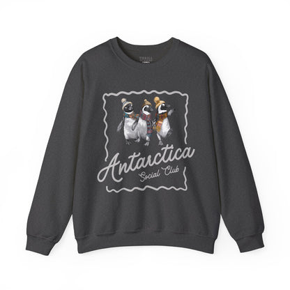 Antarctica Penguin Social Club Crewneck