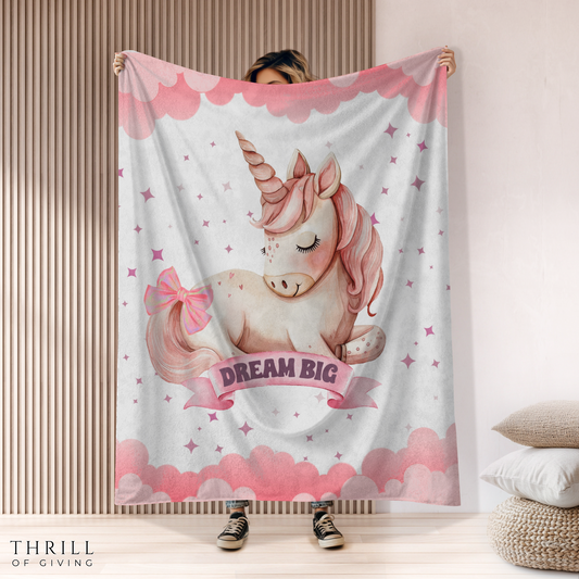 Baby Girl Unicorn Blanket