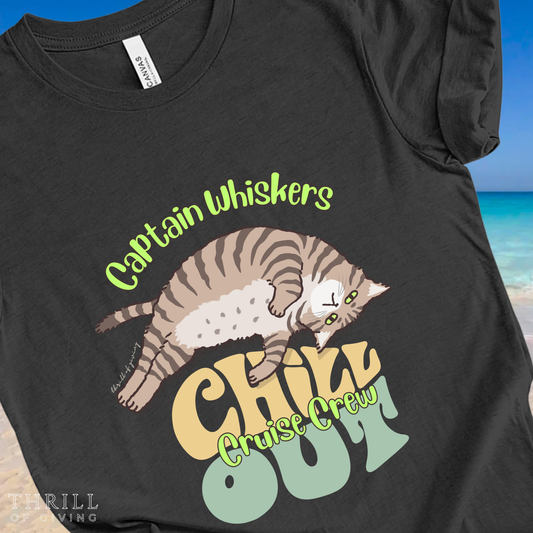 Captain Whiskers Cruise Crew Tee