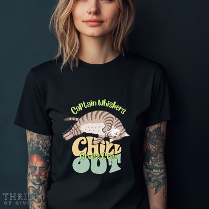 Captain Whiskers Cruise Crew Tee