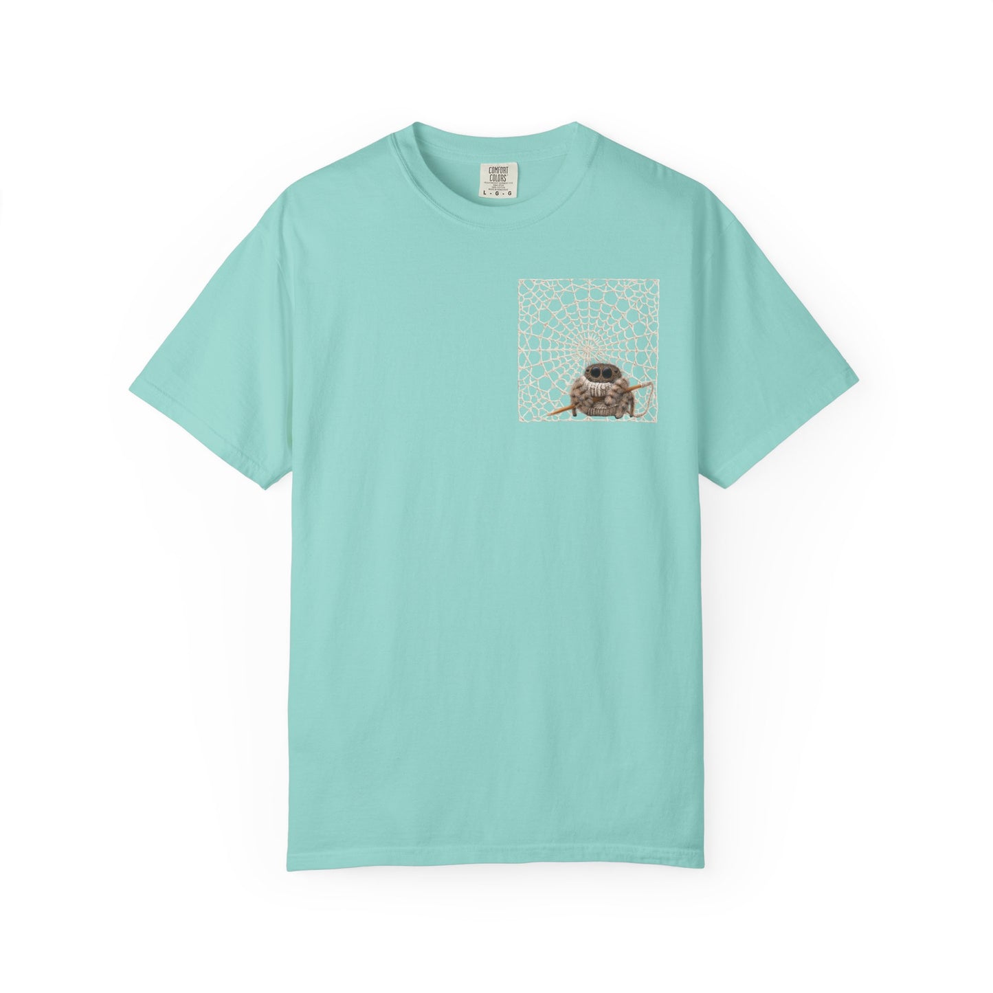 Knitting Jumping Spider T-shirt