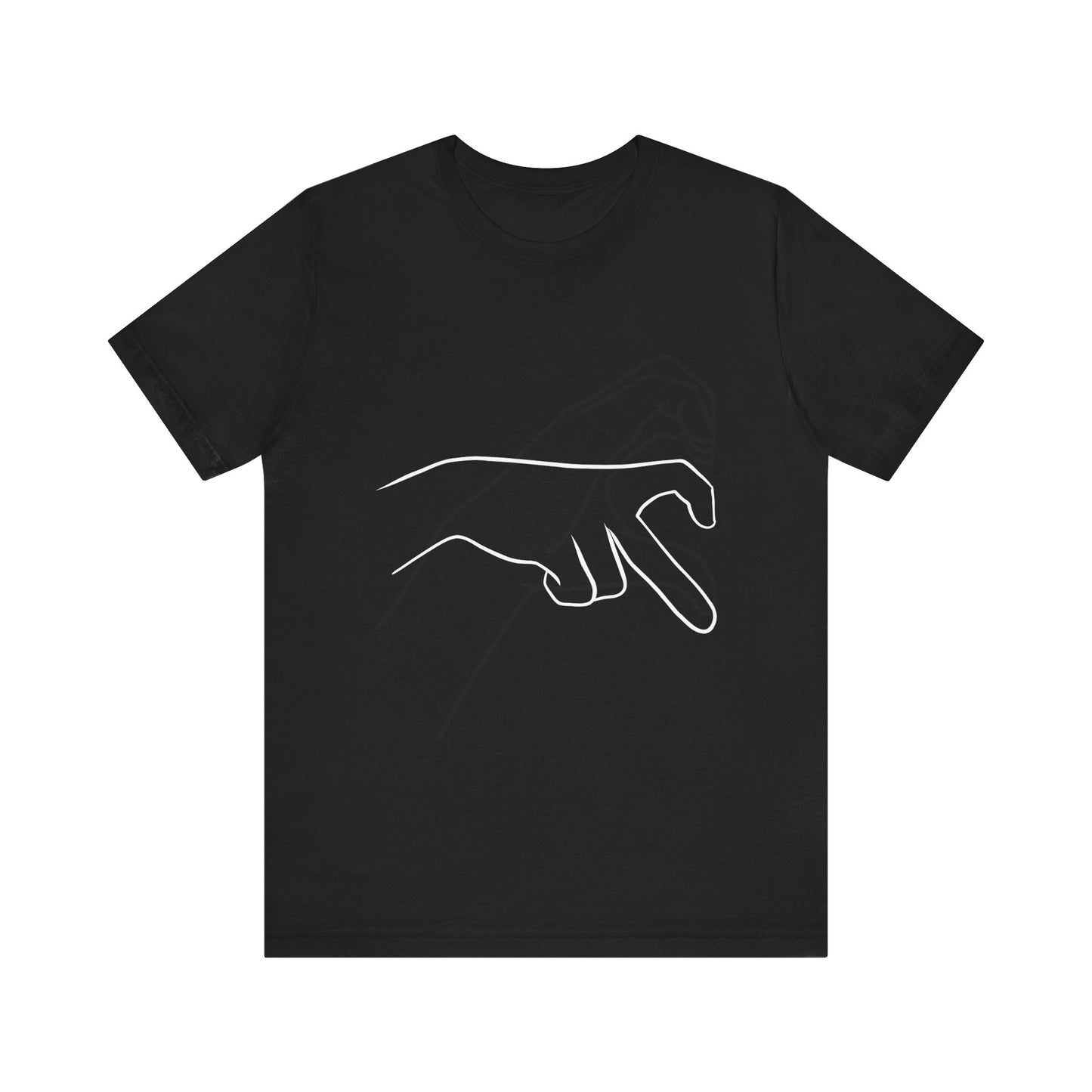 Gen-Z Half Heart Hands Shirt [right]