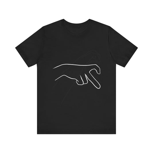 Gen-Z Half Heart Hands Shirt [right]