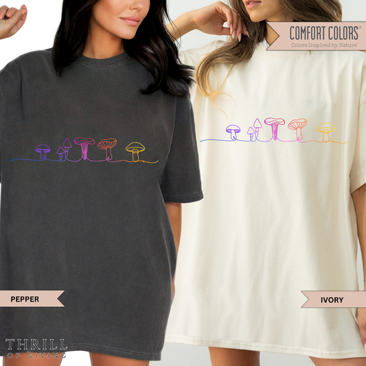 Mushroom Shirt - Psychedelic Charm