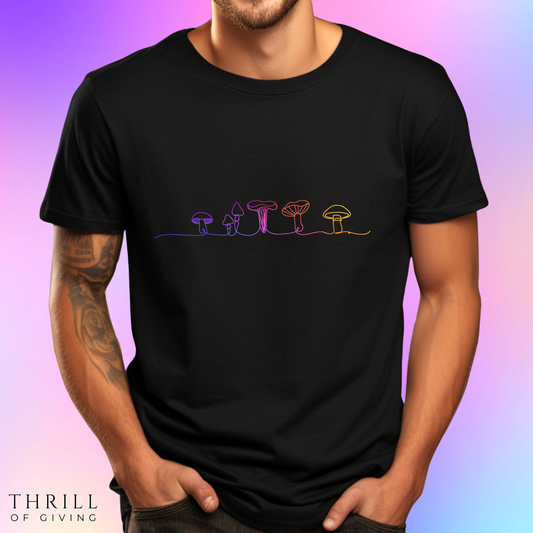 Mushroom Shirt - Psychedelic Charm