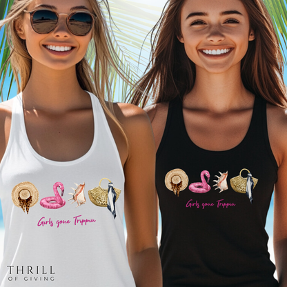 Girls Gone Trippin Racerback Tank Top