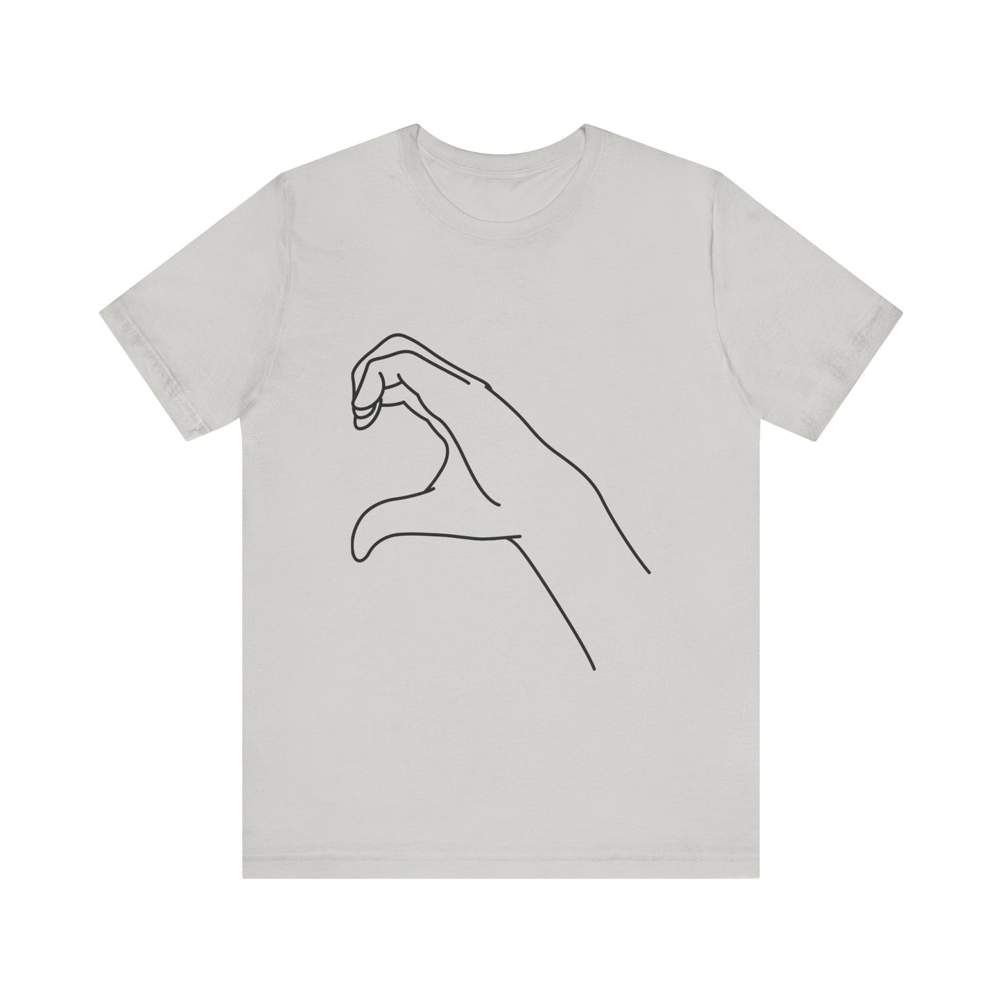 Millennial Half Heart Hands Shirt [left]