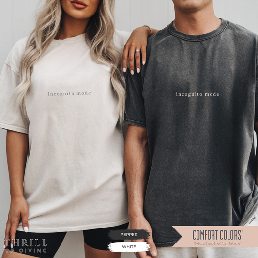 Sleek Incognito Mode T-shirt