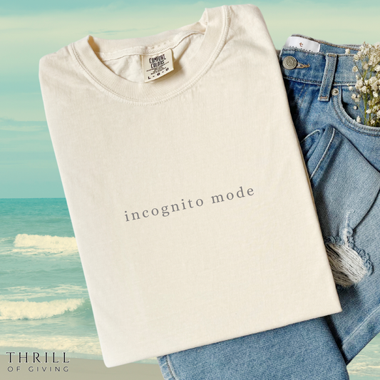 Sleek Incognito Mode T-shirt
