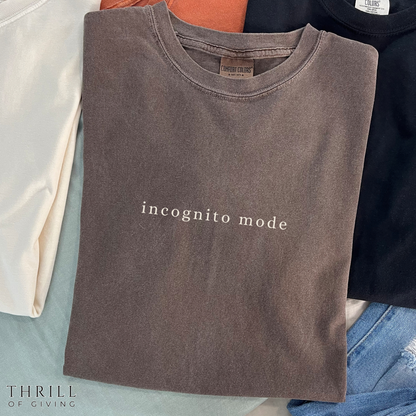 Sleek Incognito Mode T-shirt