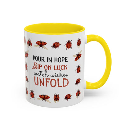 Ladybug Mug - Custom Name Coffee Mug