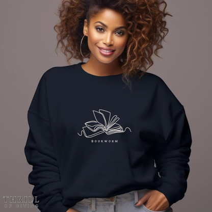Bookworm Sweatshirt - Minimalist edition