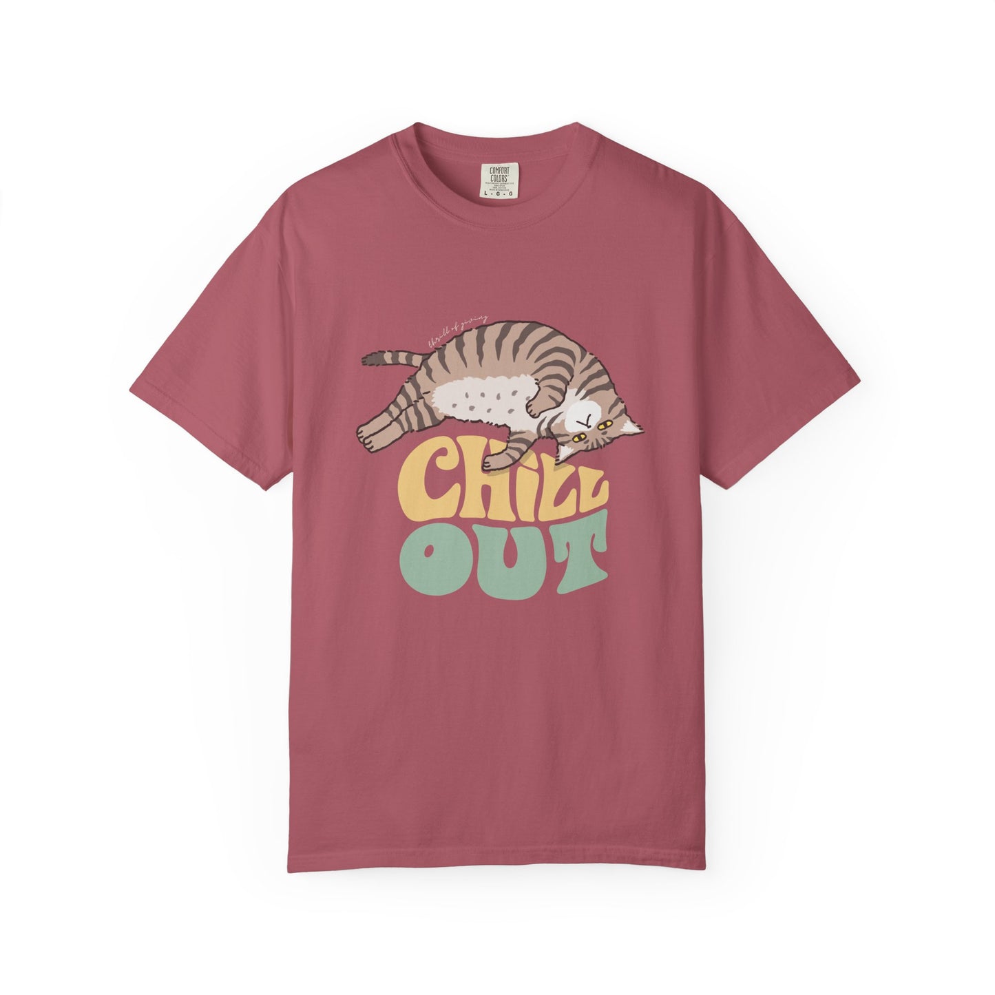 Funny Chill Out Cat T-shirt