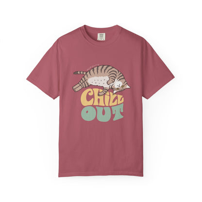 Funny Chill Out Cat T-shirt