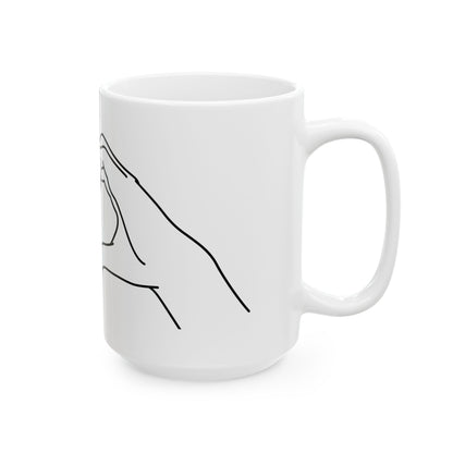Millennial Heart Hands Coffee Mug