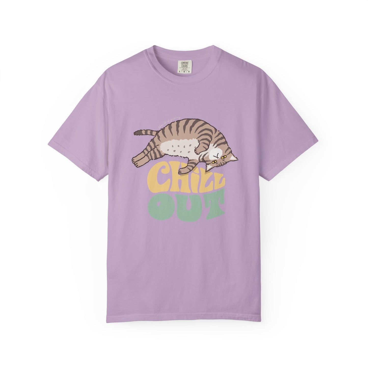 Funny Chill Out Cat T-shirt