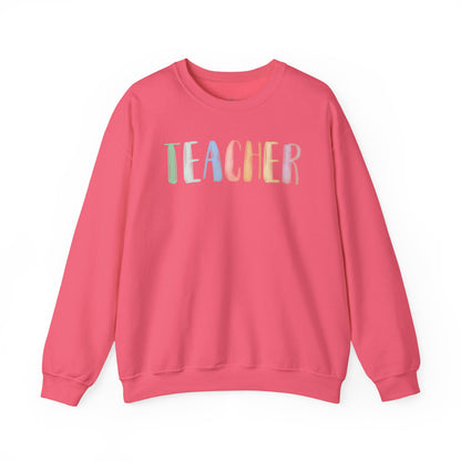 Custom Watercolor Teacher Sweatshirt