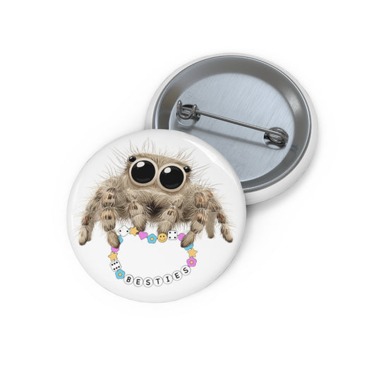 Friendly Spider - Metal Pin Button