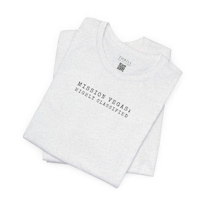 Funny Las Vegas T-shirt - MISSION VEGAS: HIGHLY CLASSIFIED