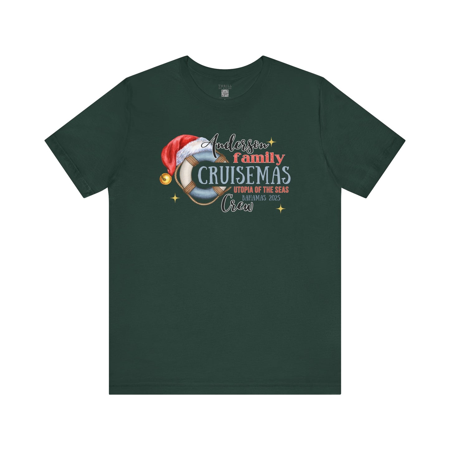 Custom CRUISE Family Christmas T-shirt