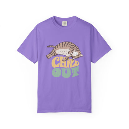 Funny Chill Out Cat T-shirt